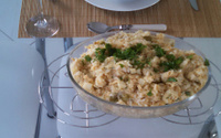 Risoto de bacalhau