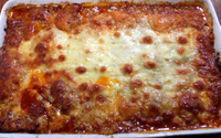 Lasanha sem glúten à bolonhesa - massa de crepe de polvilho
