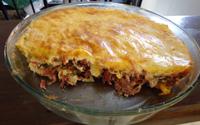Escondidinho de carne seca com mandioca