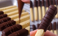 Vi no Instagram e não acreditei que nunca pensei em fazer isso: palitinhos de cookies com chocolate
