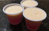 Gelatina de duas camadas