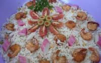 Risoto com frutos do mar