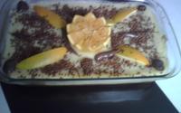 Pavê de laranja com chocolate