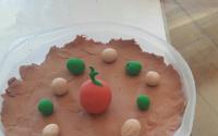 Torta de bolachinha de limão com cereja