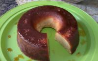 Pudim de pão com leite condesado
