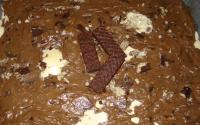 Torta de Bis com sorvete