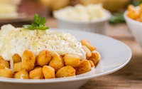Nhoque frito com molho branco: como fazer