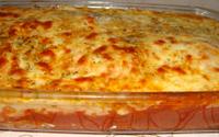 Salmão gratinado com batatas