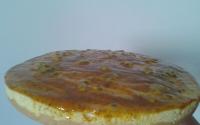 Torta gelada de maracujá