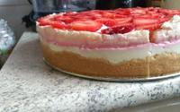 Torta de morango (com creme de morango)