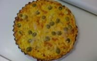 Quiche de frango com tomate seco