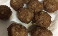 Bolinho de carne com aveia
