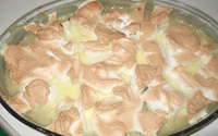 Pavê de banana e suspiro