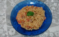 Talharim ao requeijão cremoso e calabresa