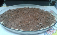 Pavê de bolo pullman de chocolate