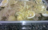 Salada de bacalhau do Junior