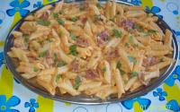Penne ao molho de calabresa