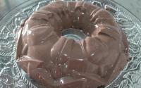 Flan de chocolate