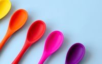 Fui pesquisar os benefícios de uma colher de silicone e agora não posso viver sem uma