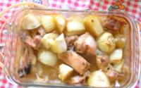 Frango ao creme de cebola