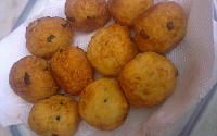 Bolinho de arroz com farinha de mandioca