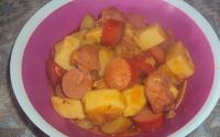 Guisado maluco (linguiça e salsicha)