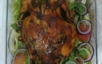 Frango assado caipira
