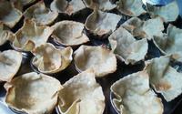 Barquetes de massa de pastel