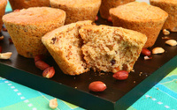 Muffins de amendoim