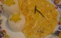 Frango com creme de milho