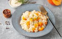 Minha mãe passa debaixo da mesa igual Ana Maria Braga quando faço essa receita: risoto de abóbora com queijo da serra da canastra