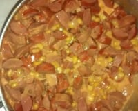 Cachorro quente ao creme de leite