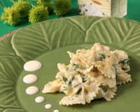 Gravatinha com Espinafre