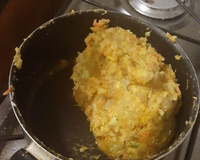 Nuggets de legumes com molho cremoso vegano