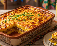 Transforme o almoço de domingo com uma receita infalível de torta de milho e carne de sol