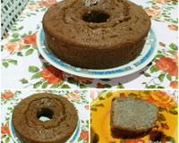 Bolo de banana molhadinho