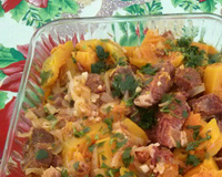 Carne seca com abóbora