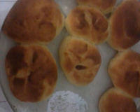 Pão caseiro de queijo