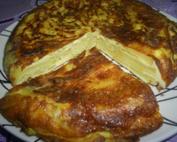 Tortilha de batata e cebola