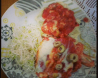 Bife de soja à parmegiana