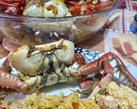 Caranguejo ao leite de coco