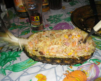 Salpicão com abacaxi