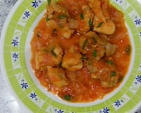 Frango guisado simples