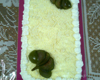 Bolo de abacaxi de aniversário