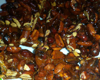 Pé de moleque com mel