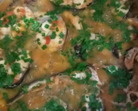 Molho de surubim ao leite de coco