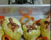Batata assada com catupiry