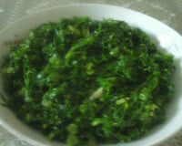 Couve refogada para acompanhar feijoada