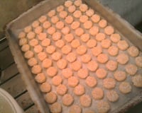 Biscoitos amanteigados de coco da Danny