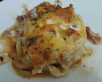 Macarrão ninho ao forno